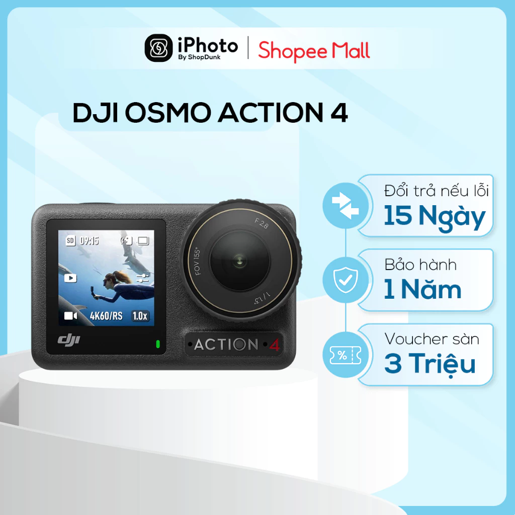 DJI Osmo Action 4: Camera Hành Trình 4K Đỉnh Nhất Tầm Giá
