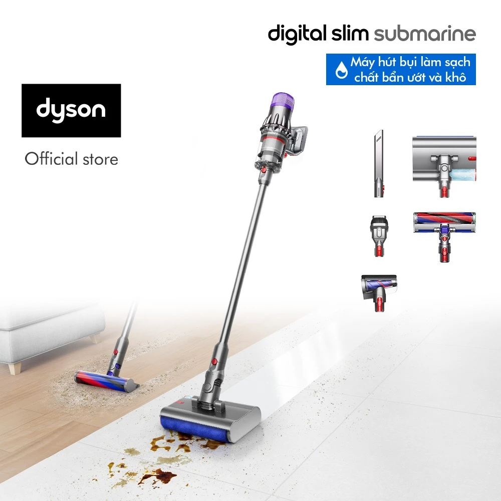 Máy hút bụi lau nhà Dyson Digital Slim ™ Submarine