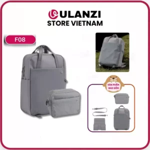Ulanzi F08 (B159) - Balo Máy Ảnh/Laptop Thiết Kế Mang Đi Du Lịch, Chống Nước