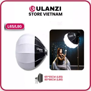 Ulanzi L65 / Ulanzi L80 - Lantern Softbox Cầu, Ngàm Bowen