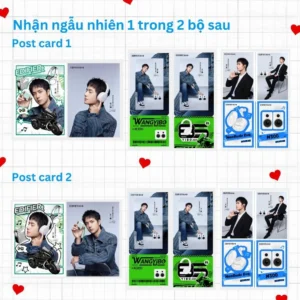 [Quà Tặng] Post Card Wang Yibo/Vương Nhất Bác Độc Quyền Edifier