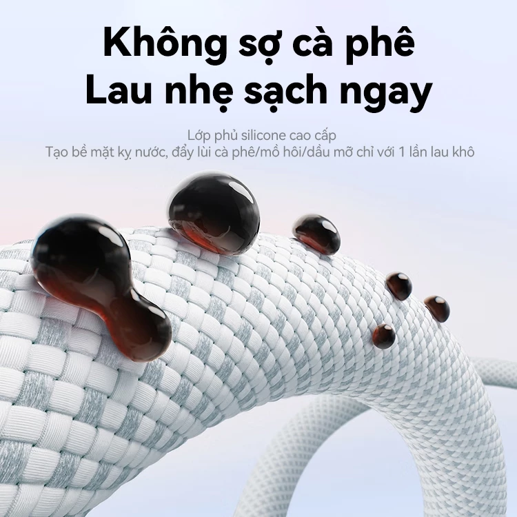 Cáp Sạc Nhanh Anker 140W PD 3.1 Sợi Nano Chống Bẩn Siêu Bền - Image 3