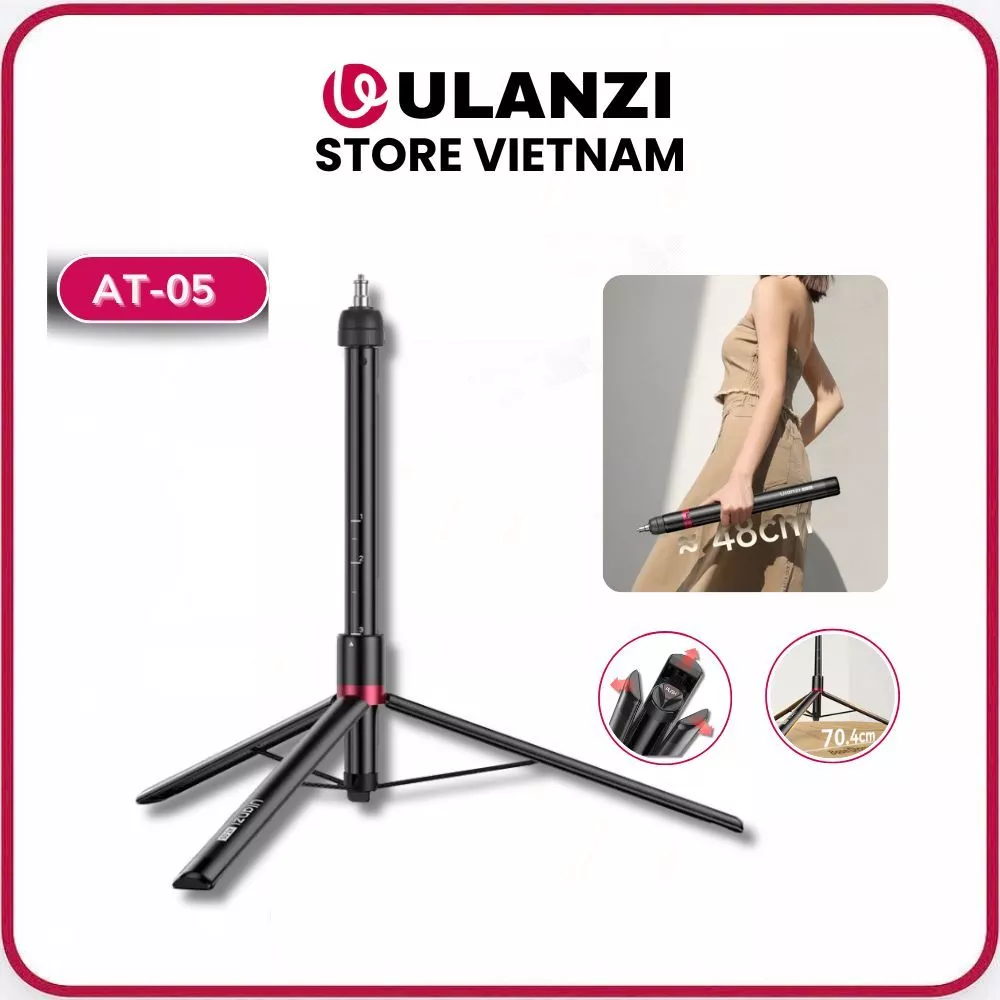 Ulanzi AT-05 Extend Light Stand 2M Chân đèn gấp gọn Ulanzi AT-05 dài 2M chịu lực cao