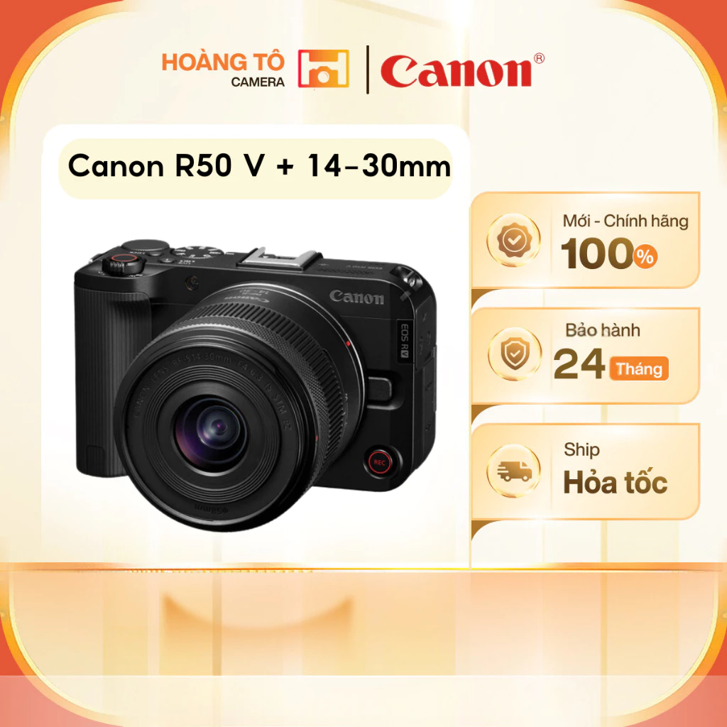 Canon R50 V & Lens 14-30mm: Combo Quay Chụp Chuyên Nghiệp