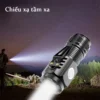 Đèn pin cầm tay mini siêu sáng chiếu xa, pin trâu, 5 chế độ sáng