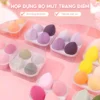 BỘ 4 MÚT TRANG ĐIỂM SIÊU MỀM | Hộp Đựng Cao Cấp | PHI LATEX Không Kích Ứng | Dùng Khô/Ướt Tán Phấn Mịn
