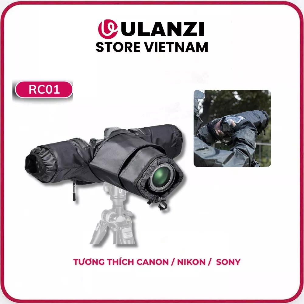 ULANZI RC01 - Túi Chùm Bảo Vệ Máy Ảnh, Chống Nước