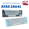 [ HOẢ TỐC ] Bàn Phím Cơ Không Dây Bluetooth Atas ZA641 V2 - Red Swtich Có Hotswap - Pin trâu sạc nhanh
