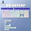 Bộ Keycap Contour ToPo GRAPHIC - Xuyên Led - Mạch Xuôi - PBT Double shot - OEM