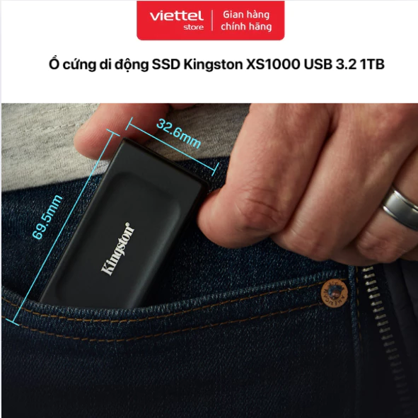 Ổ Cứng SSD Di Động Kingston XS1000 1TB - Siêu Nhỏ Gọn, Tốc Độ Đỉnh Cao - Image 2