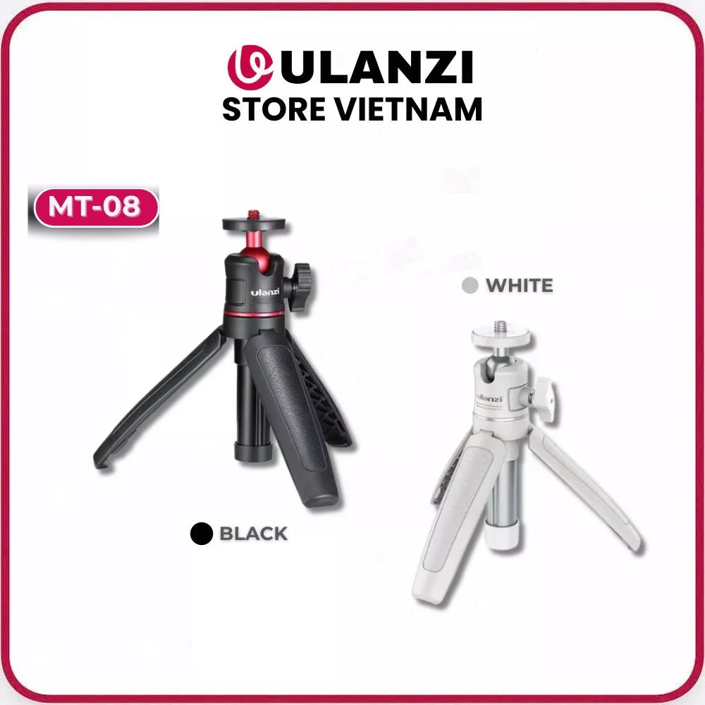 ULANZI MT-08 - Chân Tripod Mini Dành Cho Máy Ảnh Và Điện Thoại (Không Gồm Ngàm Kẹp Điện Thoại)
