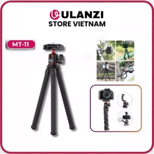 ULANZI MT-11 - Chân Tripod Bạch Tuộc Dành Cho Máy ảnh Và Điện Thoại (Tích Hợp Ngàm Kẹp)