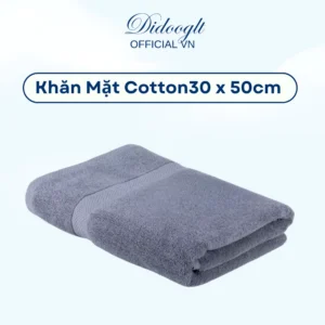 Khăn Mặt Didooglt 30x50cm 100% Cotton Cao Cấp Dày Dặn, Mềm Mại Thấm Hút Tốt, Không Ra Màu