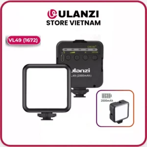 ULANZI VL49 (5500K) - Đèn Led Tích Hợp Pin Lithium 2000mAh (1672) - Hàng Chính Hãng