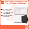 Công tắc thông minh Tuya Moes Star Ring nút cơ, điều khiển bằng giọng nói, tự động tắt bật đèn