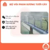 Bộ vòi phun sương tưới cây kim phun đồng siêu bền, chống nứt vỡ, kết nối van thông minh
