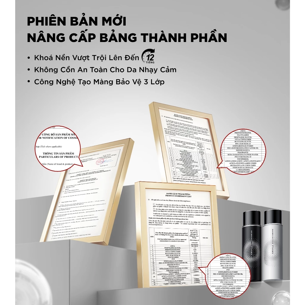 Xịt Khóa Nền PRAMY Chính Hãng - Cố Định Makeup & Kiềm Dầu Suốt 24H - Image 2