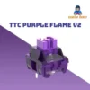 Combo 30 switch Linear TTC Purple Flame V2 - Trục cơ bàn phím - mạch 5 pin - Có tản led - Switch của Aula F99