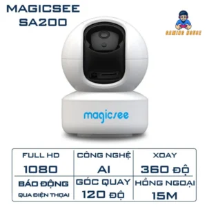 Camera giám sát không dây Magicsee SA200 Full HD1080 AI theo dõi chuyển động