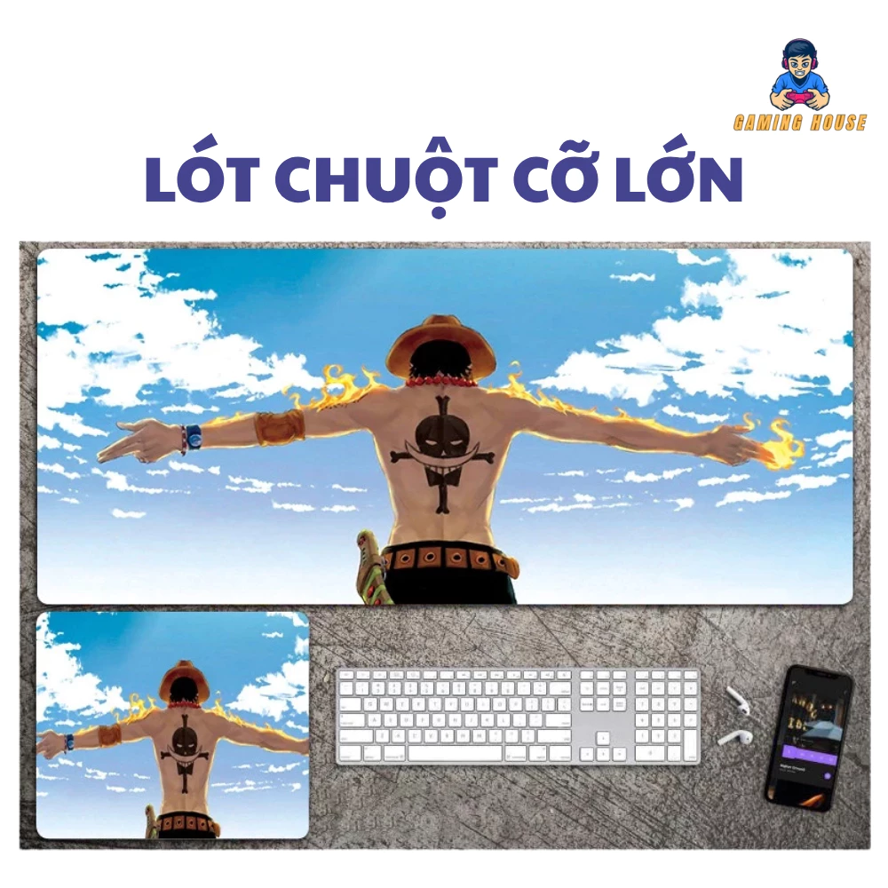 Bàn di chuột cỡ lớn chuyên game và dân văn phòng 80x30 siêu dày dành cho Laptop , macbook ...