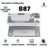 Bàn phím cơ không dây iloubee B87 - Full Foam - Có núm tùy biến - 3 Mode - LED RGB - App marco - Mạch Xuôi