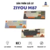 Bàn phím không dây Bluetooth M87 - Led Rainbow - Pin Sạc - Phím PBT