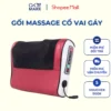 Gối massage cổ vai gáy, máy massage hồng ngoại 20 bi cao cấp hỗ trợ mát xa toàn thân
