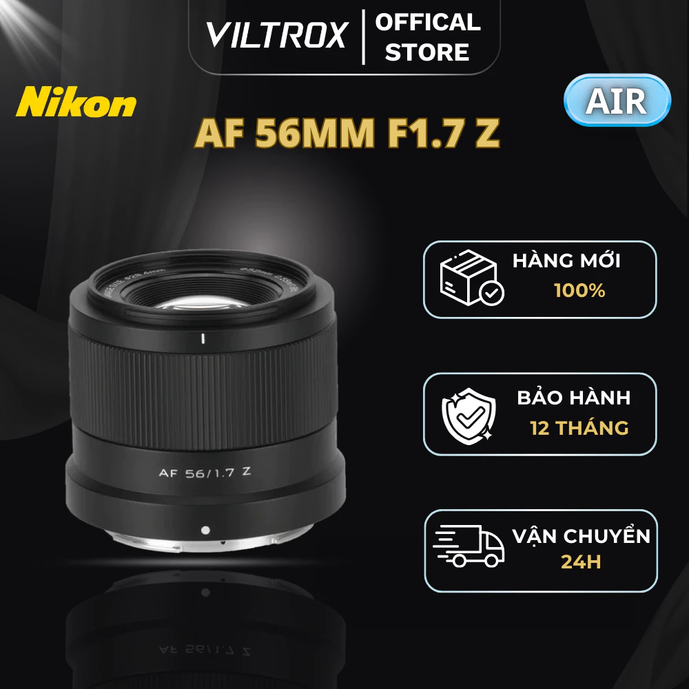 VILTROX AF 56mm F1.7 For Nikon Z-Mount - HÀNG CHÍNH HÃNG