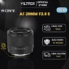 VILTROX AF 20mm F2.8 Full-Frame For Sony E-Mount - HÀNG CHÍNH HÃNG