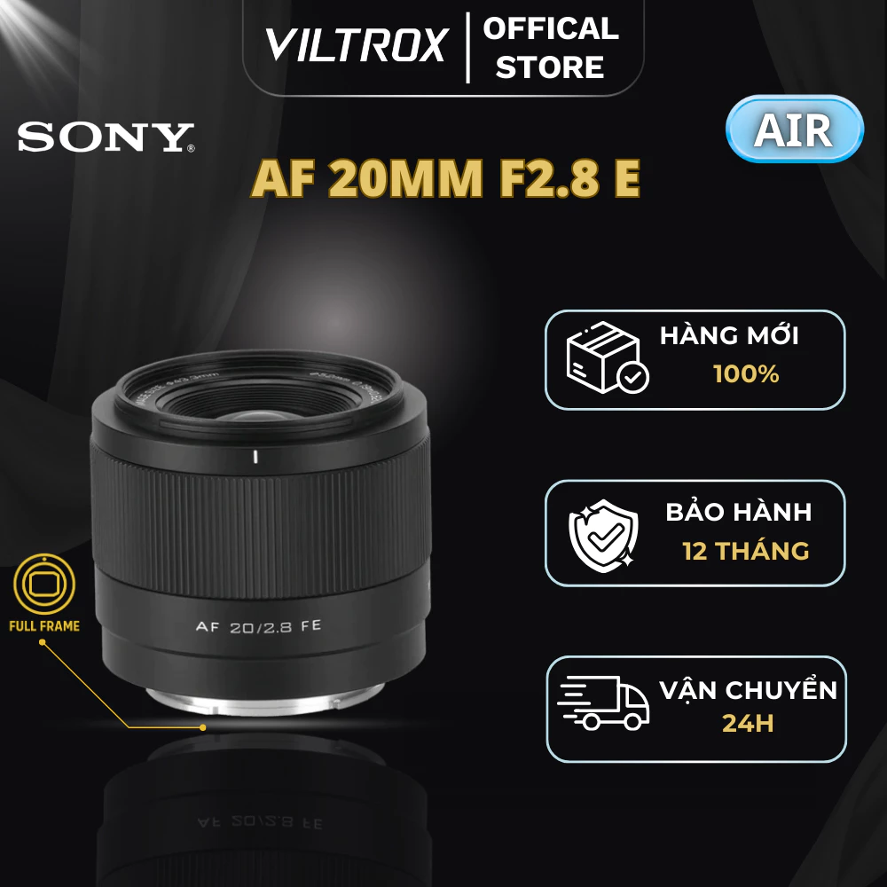 VILTROX AF 20mm F2.8 Full-Frame For Sony E-Mount - HÀNG CHÍNH HÃNG