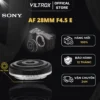 VILTROX AF 28mm F4.5 Full-Frame For Sony E-Mount - HÀNG CHÍNH HÃNG