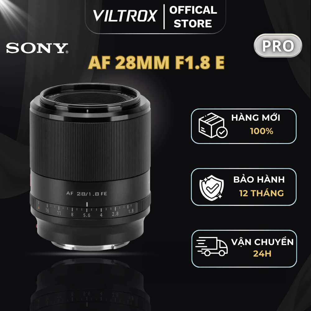VILTROX AF 28mm F1.8 Full-Frame For Sony E-Mount - HÀNG CHÍNH HÃNG