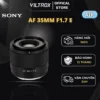 VILTROX AF 35mm F1.7 APS-C For Sony E-Mount - HÀNG CHÍNH HÃNG