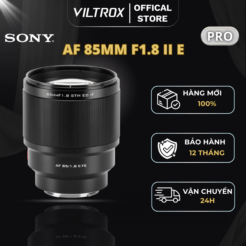 VILTROX AF 85mm F1.8 II Full-Frame for Sony E-Mount - HÀNG CHÍNH HÃNG