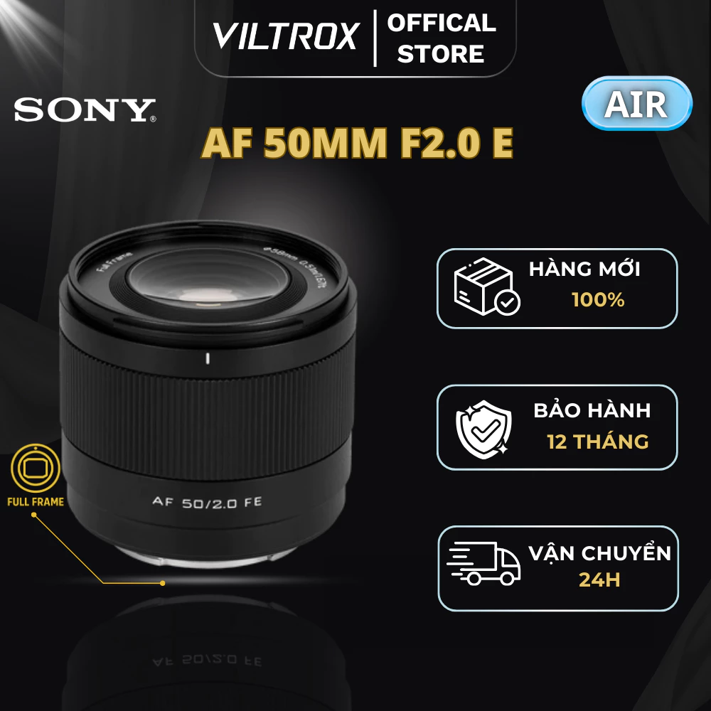 VILTROX AF 50mm F2.0 Full-Frame For Sony E-Mount - HÀNG CHÍNH HÃNG