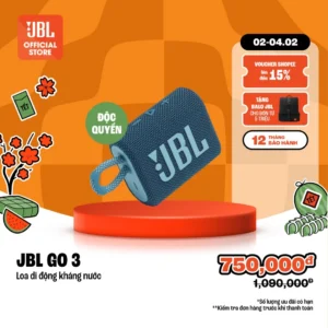 Đánh Giá Loa JBL GO 3: Nhỏ Mà Có Võ, Chống Nước Đỉnh Cao
