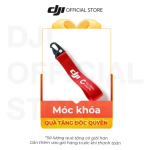 [Hàng Tặng Không Bán] Móc khóa DJI màu đỏ may mắn