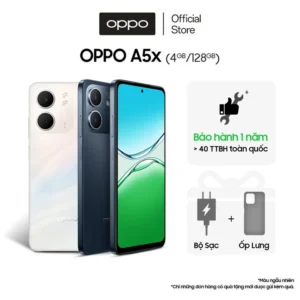 Điện thoại OPPO A5x 4GB/128GB có NFC, nhân bản ứng dụng - Hàng chính hãng