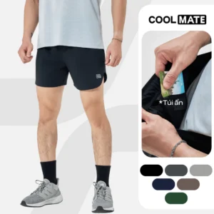 [MUA 3 GIẢM 10%]Quần short nam thể thao Maxcool chạy bộ, tập gym, Pickleball thoáng khí, thoải mái Coolmate