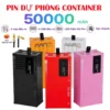 Bộ sạc điện thoại kiểu dáng Container 50.000MAH - 120W, 4 cổng USB, sạc nhanh PD 20W, bảo hành 6 tháng - AUDIO365