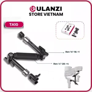Ulanzi TA10 (T133) – Tay Đỡ Đa Năng Gắn Monitor, Đèn, Micro – Hỗ Trợ NATO & Ren 1/4 inch