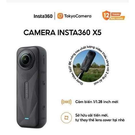 Đánh Giá Insta360 X5 Standard: Camera 360 Độ 8K Đỉnh Nhất 2024