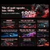 Màn Hình EXPOSE 27 Inch 2K 180Hz: Chân Đế Xoay Dọc, Giá Rẻ Vô Đối