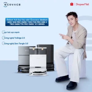 [Tổng hợp] Ecovacs Deebot Mini/T30e/ T30C/ T50s Pro Omni/ T80S Omni/ T90 Pro Omni/ X11/X12...Robot hút bụi lau sàn
