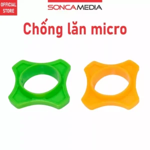 Chống lăn micro karaoke, chất liệu cao su dẻo (1 cặp màu ngẫu nhiên)