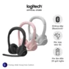 Hannah x Logitech - Tai nghe Bluetooth không dây Logitech Zone 300 - Micrô khử ồn, Windows, Mac
