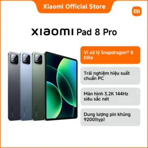 (Livestream) Máy tính bảng Xiaomi Pad 8 Pro (8+128GB|8+256GB)| Pin 9200mAh (typ)|Màn hình 3.2K 144Hz