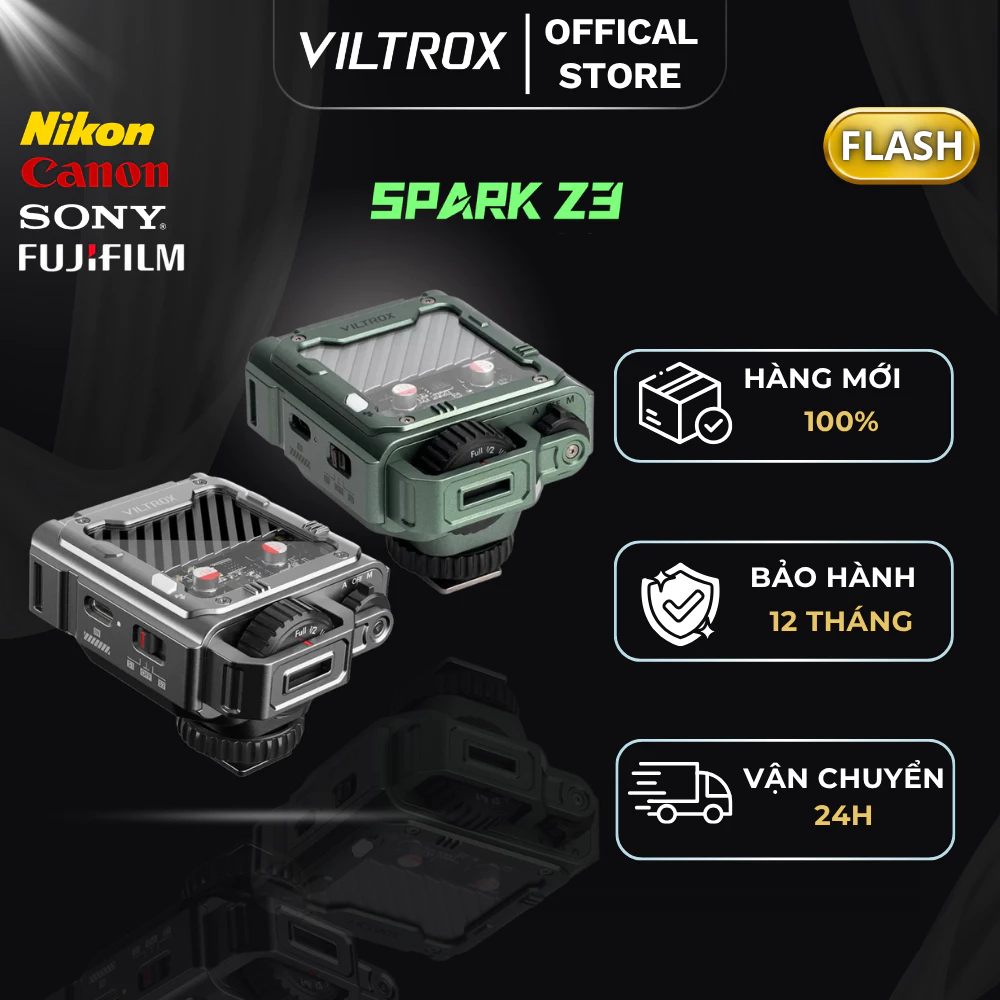 VILTROX SPARK Z3 Flash Mini TTL - HÀNG CHÍNH HÃNG