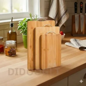 Thớt Gỗ Nhật Kháng Khuẩn Chống Nấm Mốc An Toàn Khi Sử Dụng Size 34*24cm - DIDOOGLT