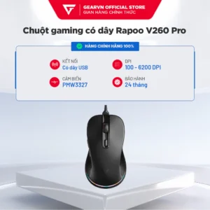 Chuột gaming có dây Rapoo V260 Pro